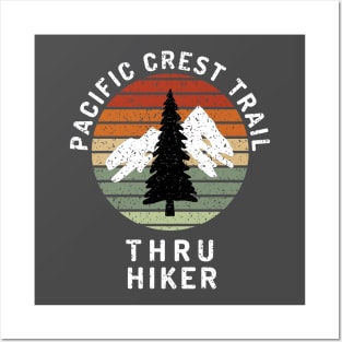 Pacific Crest Trail Thru Hiker Sunset Posters and Art